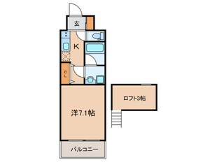 ノーブル自由が丘の物件間取画像